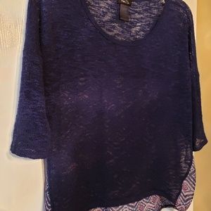 Navy Rue 21 blouse